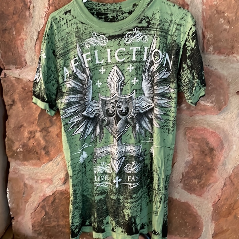 Green Affliction t-shirt